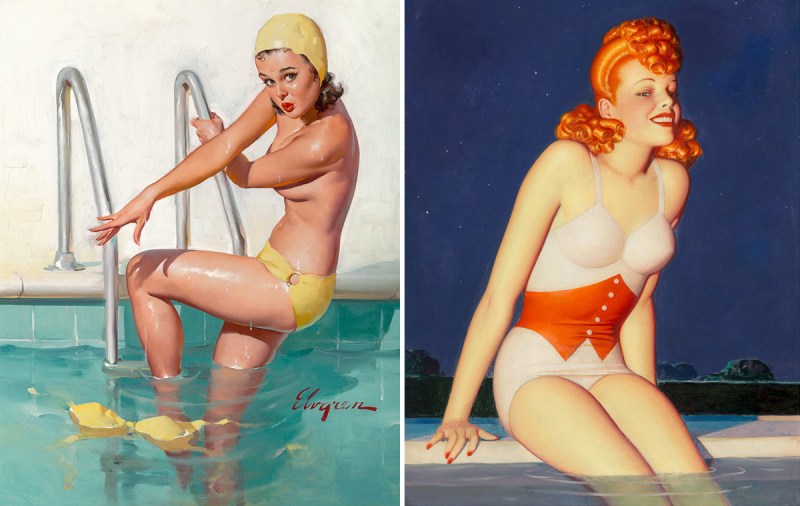Popular WW II and Classic Pin-up Girls