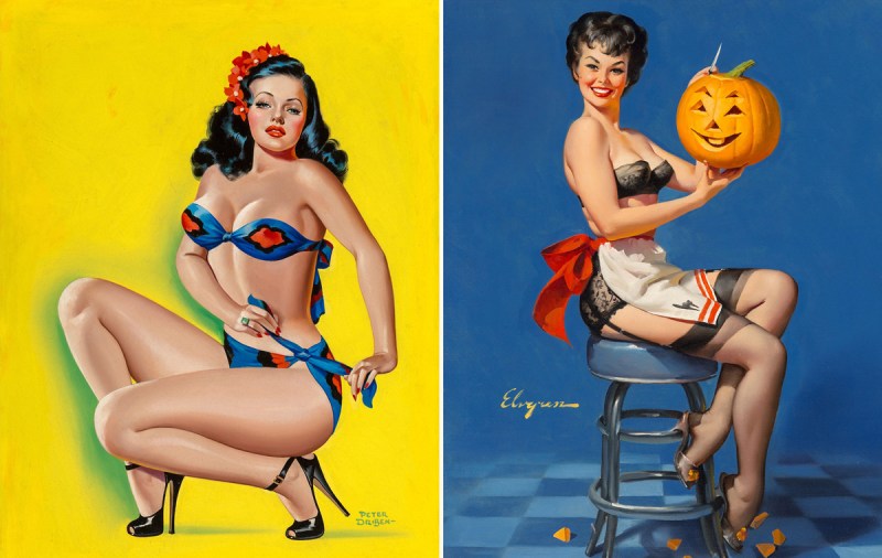 Popular WW II and Classic Pin-up Girls