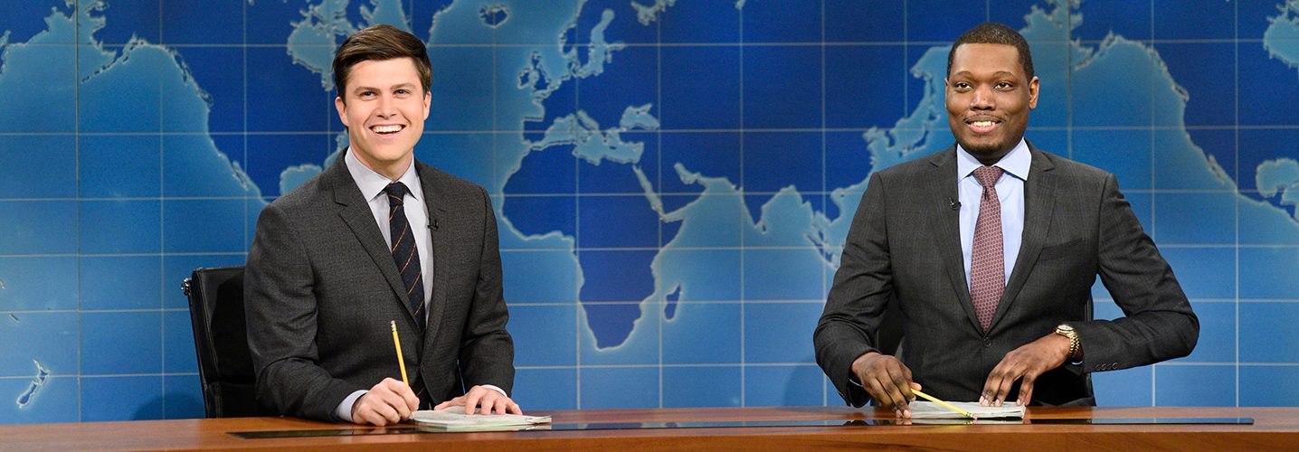 What It's Like Hosting SNL's Weekend Update During the Trump Era