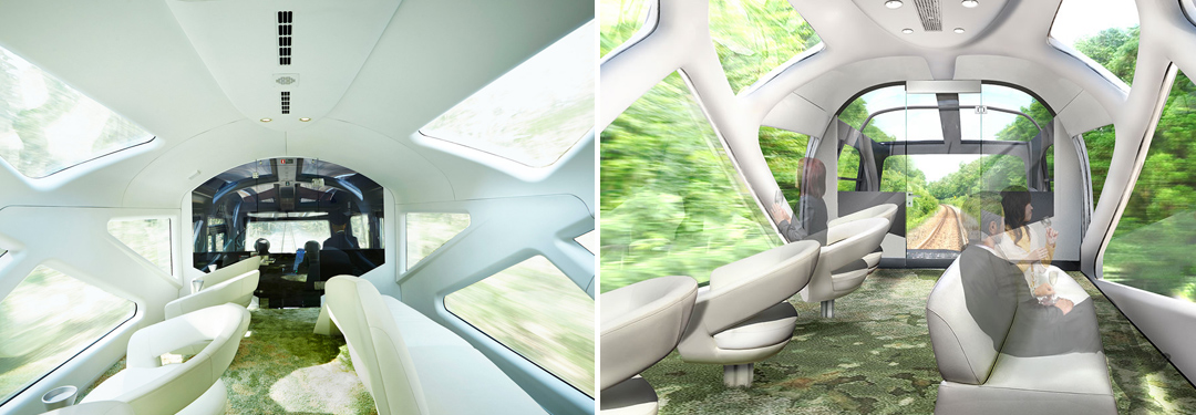 Train Suite Shiki-shima design by Ken Okuyama