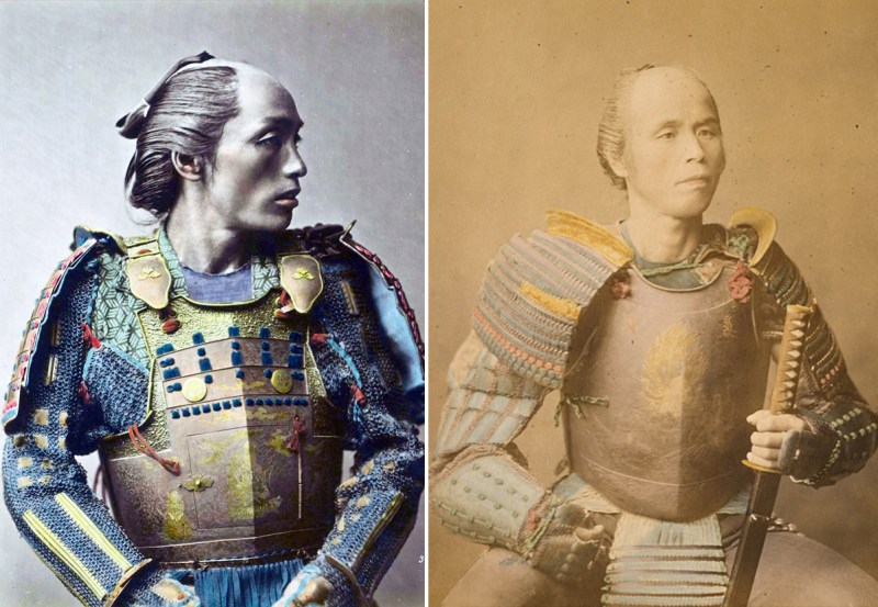 Japanese Samurai Color photos