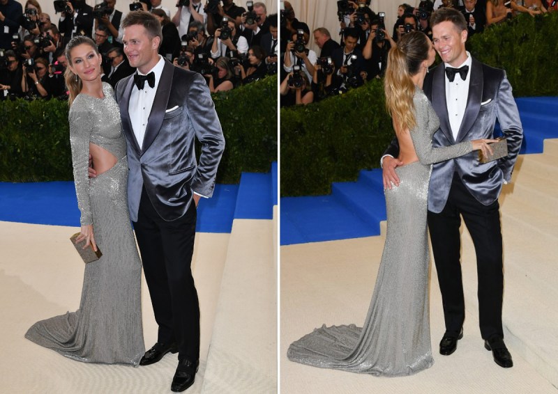 Gisele Bundchen and Tom Brady at 2017 Met Gala