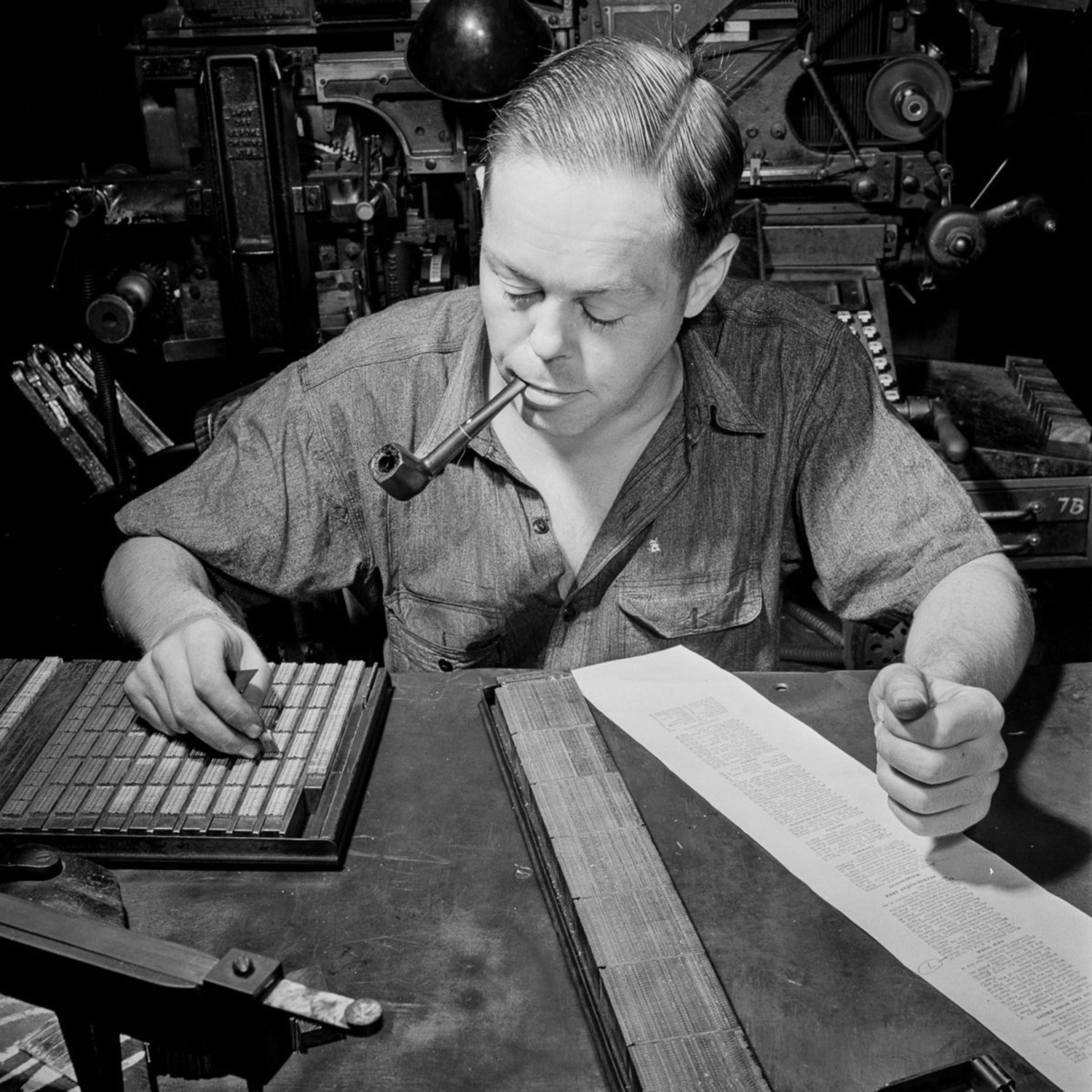 New York Times Newsroom 1940's