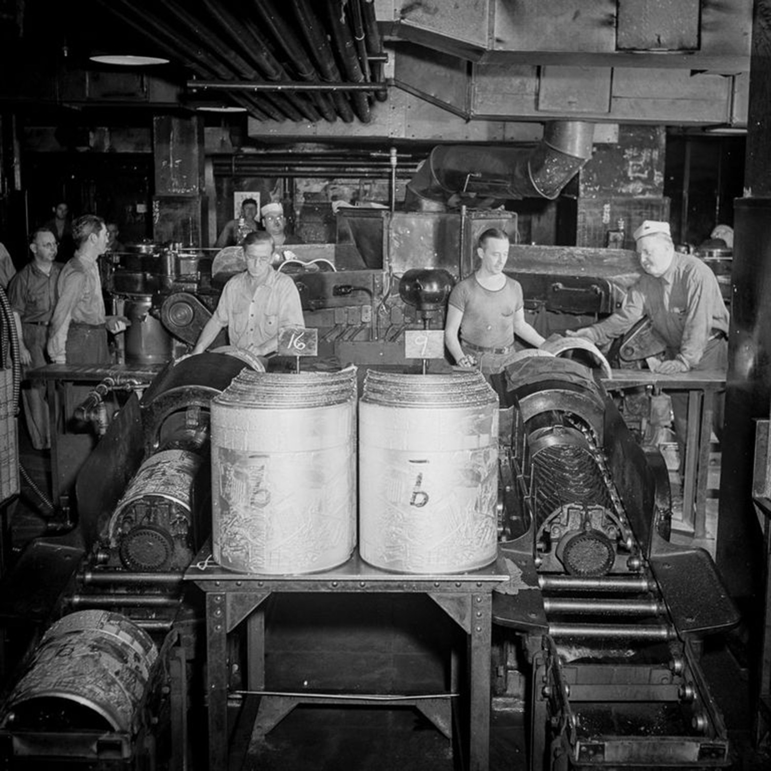 New York Times Newsroom 1940's