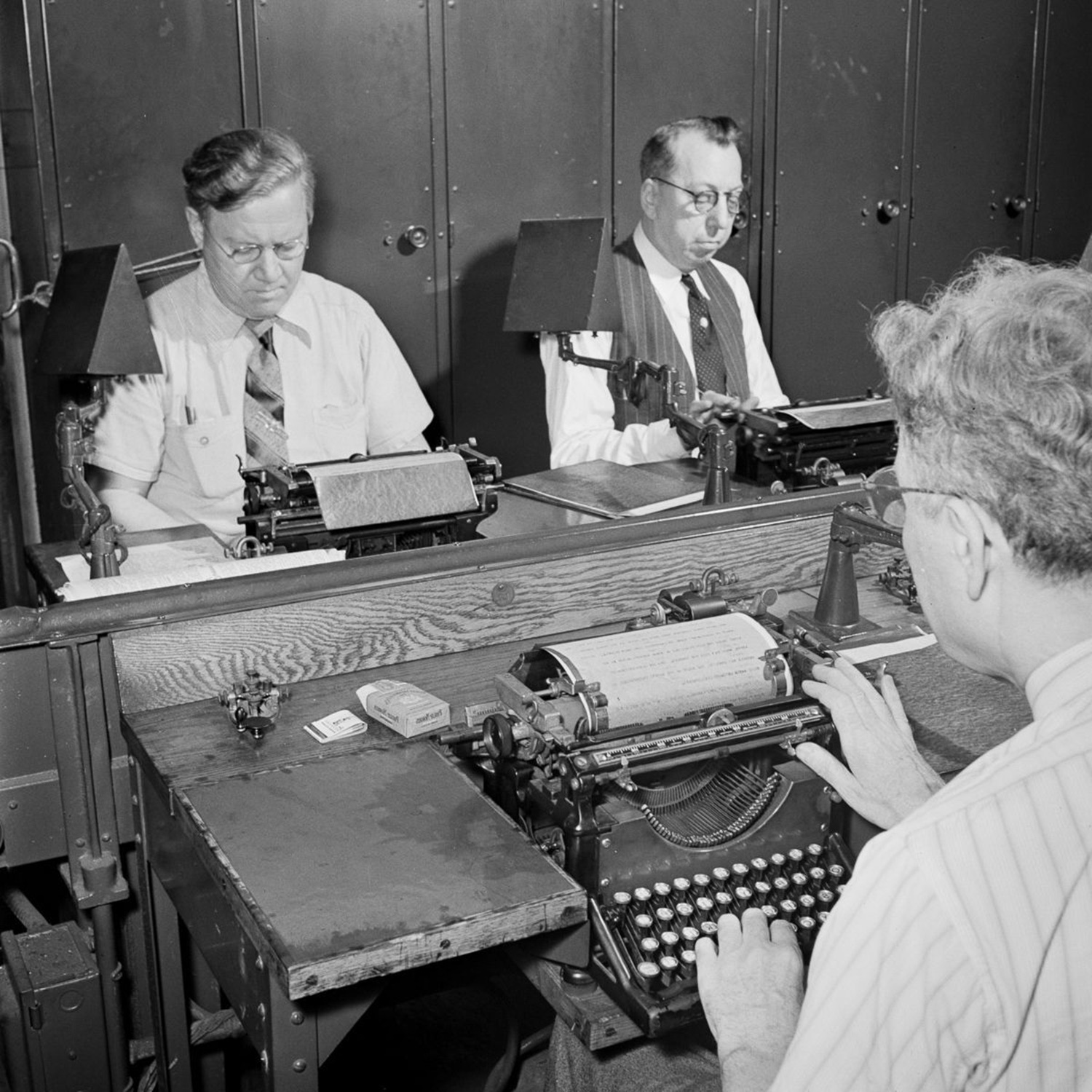 New York Times Newsroom 1940's