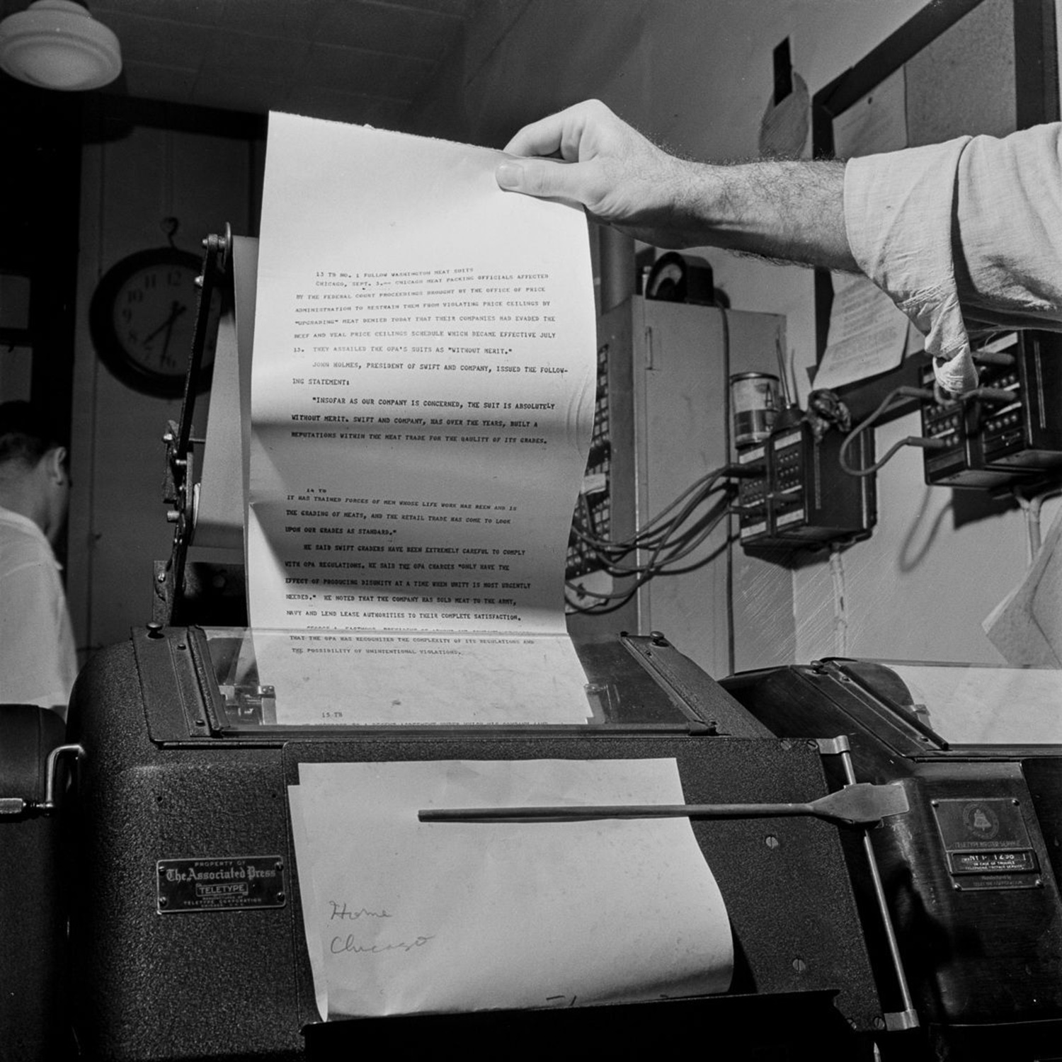 New York Times Newsroom 1940's