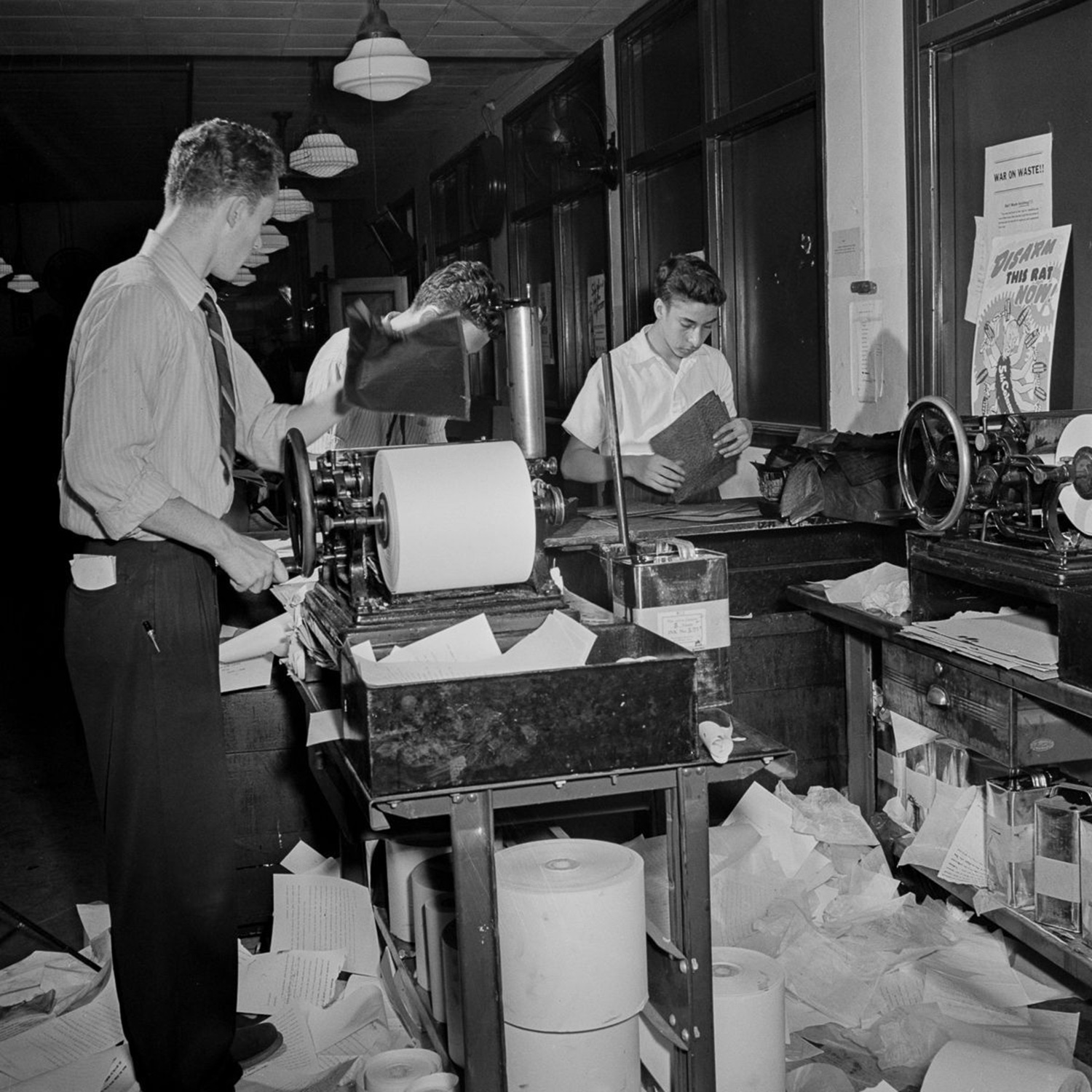 New York Times Newsroom 1940's