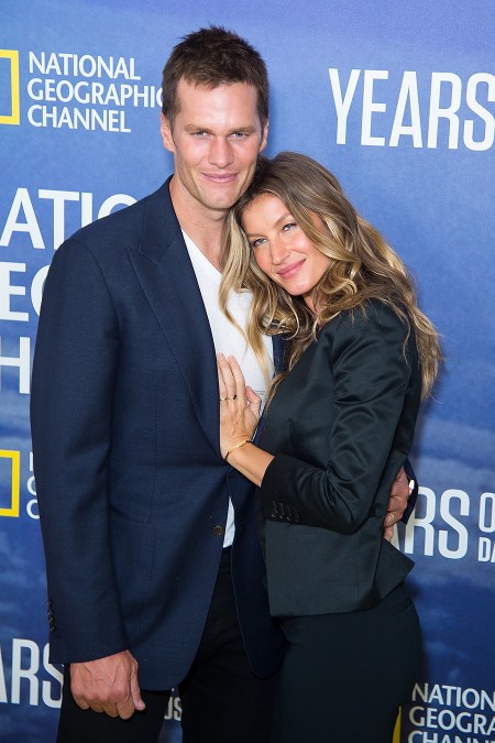 Model Gisele Bundchen and husband Tom Brady