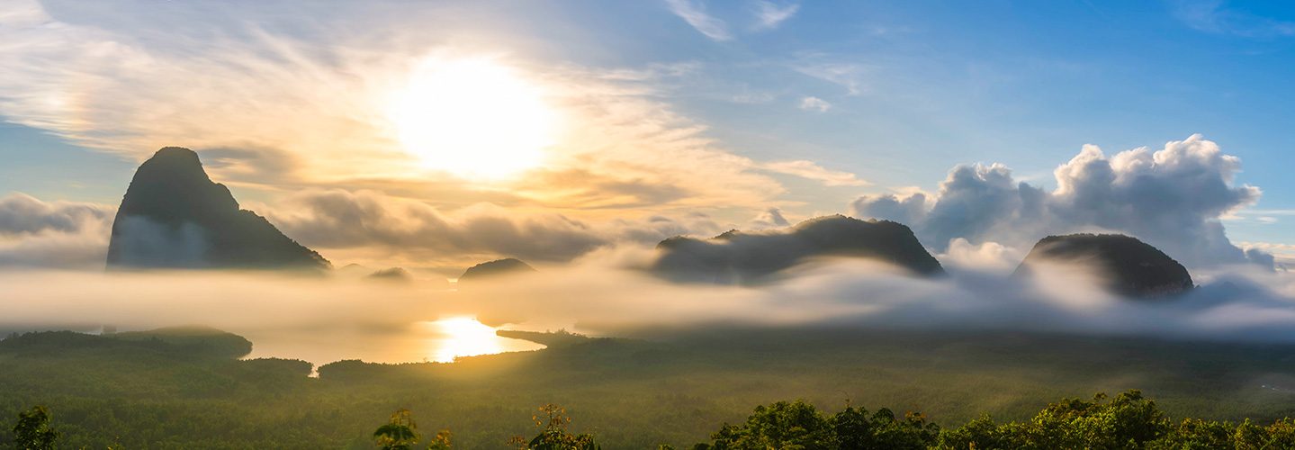 Khao Samed Nang Chee Viewpoint, Panorama, Thailand. (Getty)