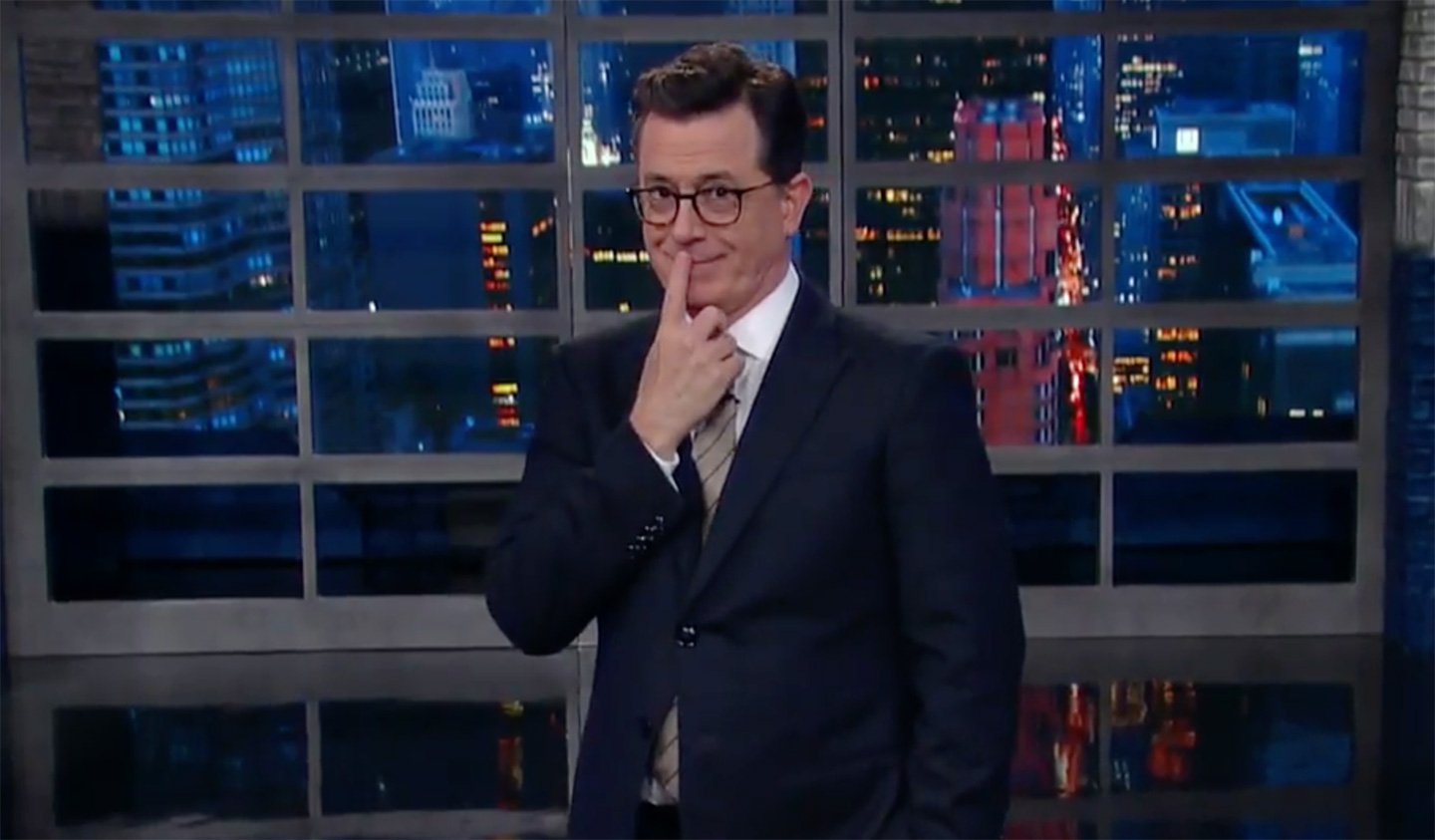 Stephen Colbert.