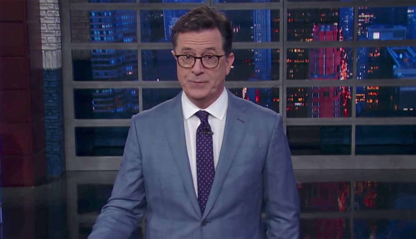 Stephen Colbert on June 26, 2017. (CBS/YouTube)