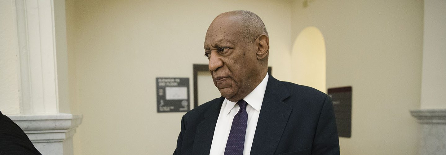 Actor Bill Cosby arrives for his trial on sexual assault charges at the Montgomery County Courthouse on June 6, 2017 in Norristown, Pennsylvania.