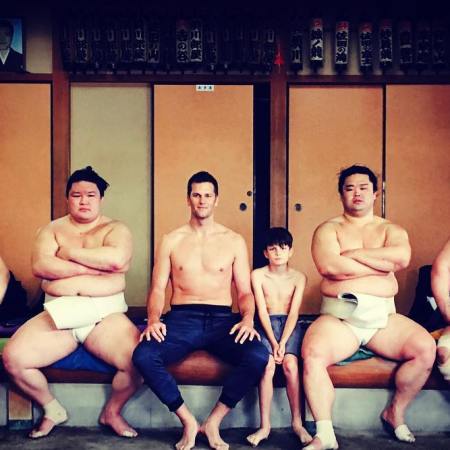 Tom Brady Faces Sumo Wrestler in Japan