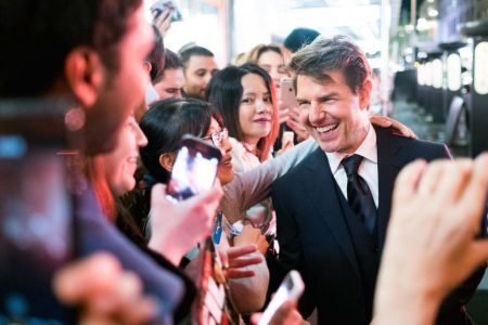 Tom Cruise at 'The Mummy' premiere in Sydney, Australia. (Getty Images)