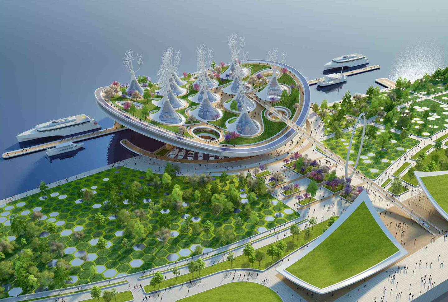 Manta Ray Floating Ferry Terminal