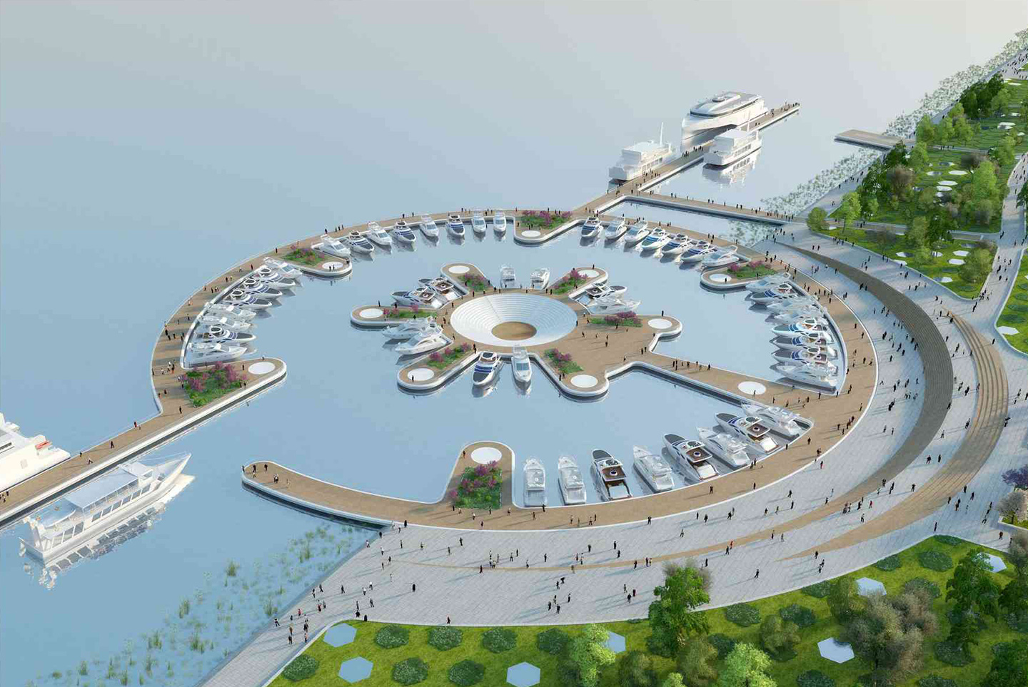 Manta Ray Floating Ferry Terminal