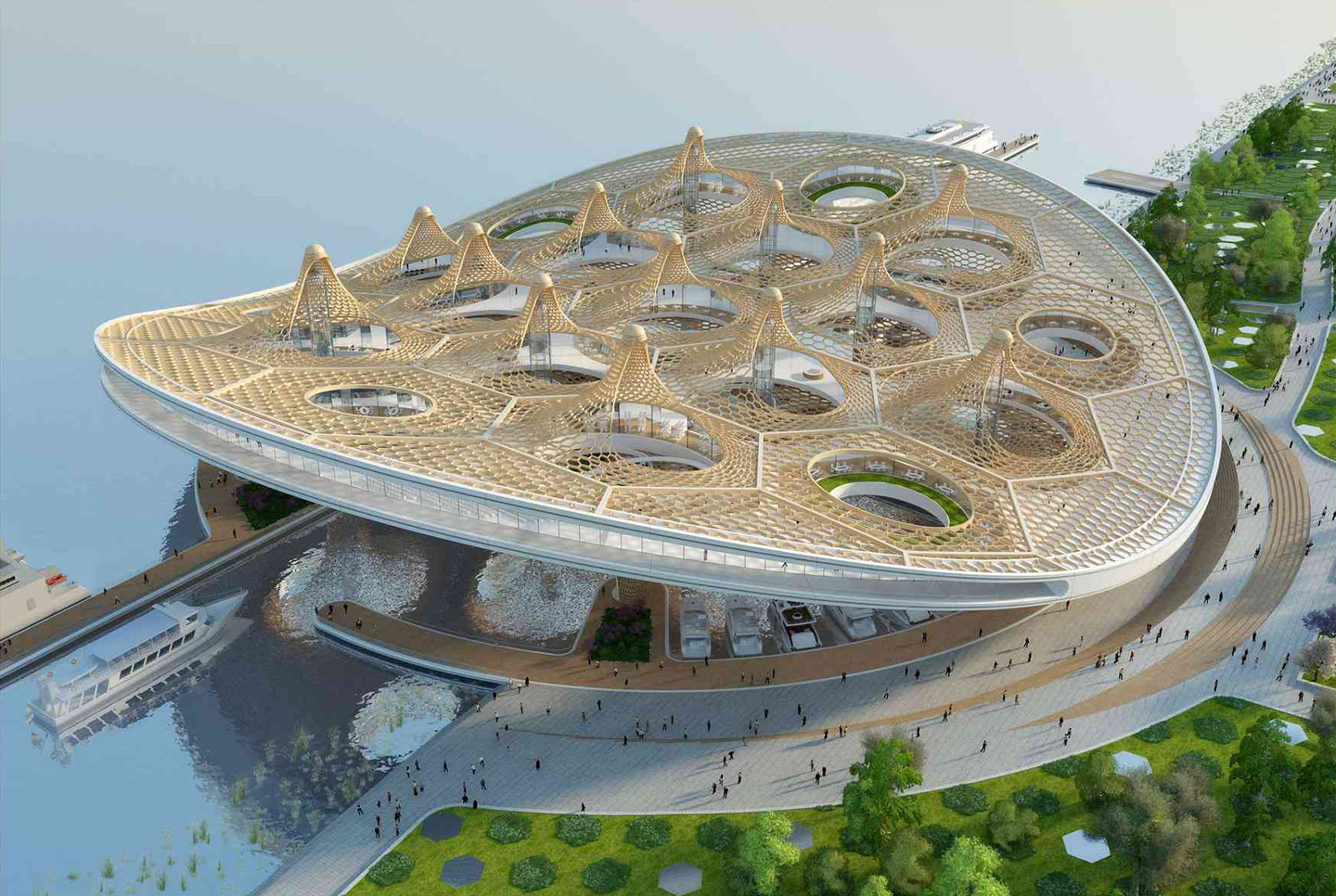 Manta Ray Floating Ferry Terminal