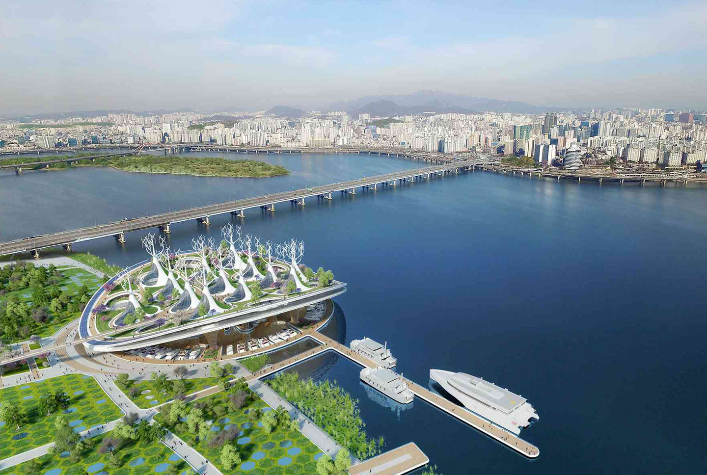 Manta Ray Floating Ferry Terminal
