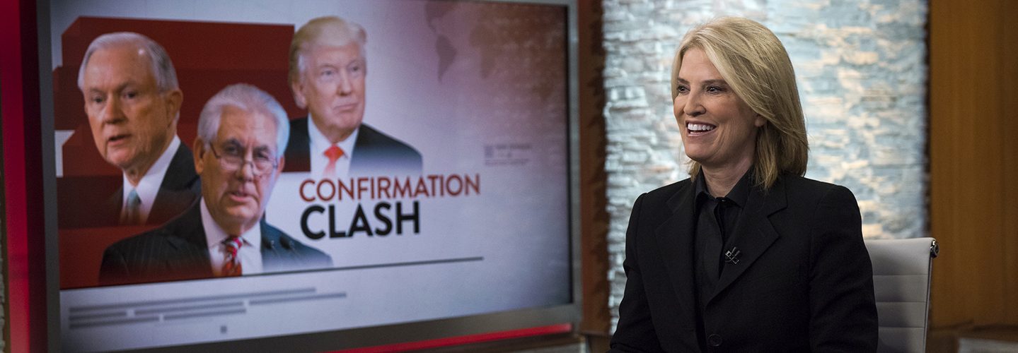 Greta van Susteren appears on the premiere episode of "For the Record with Greta" on MSNBC in Washington, D.C.