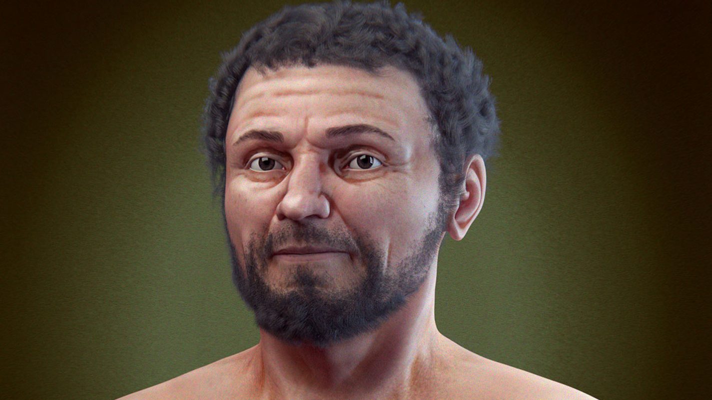 3d face Vesuvius victim