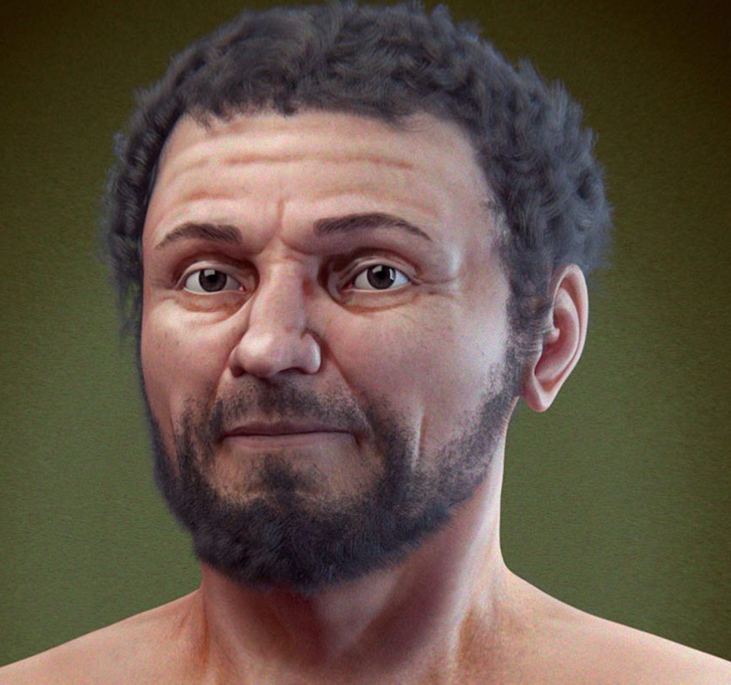 3d face Vesuvius victim