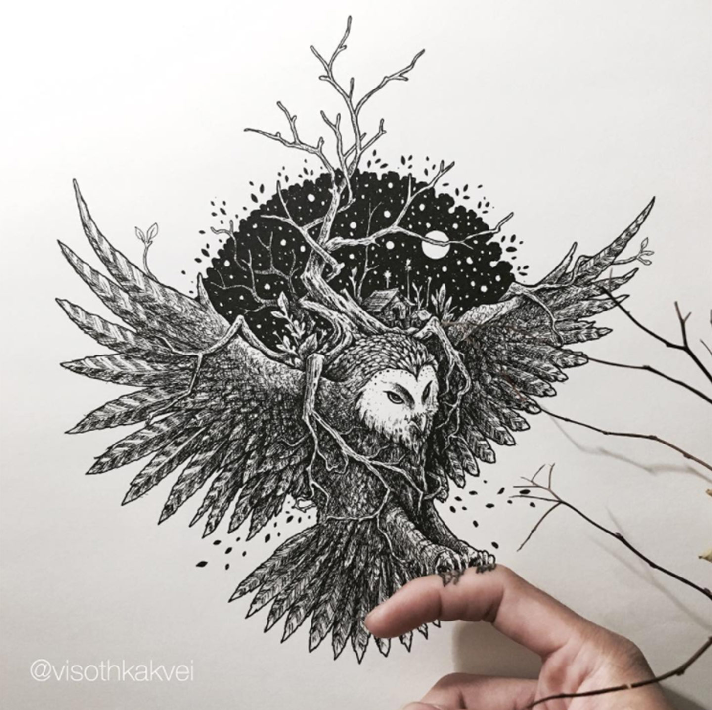 Optical Illusion Sketches