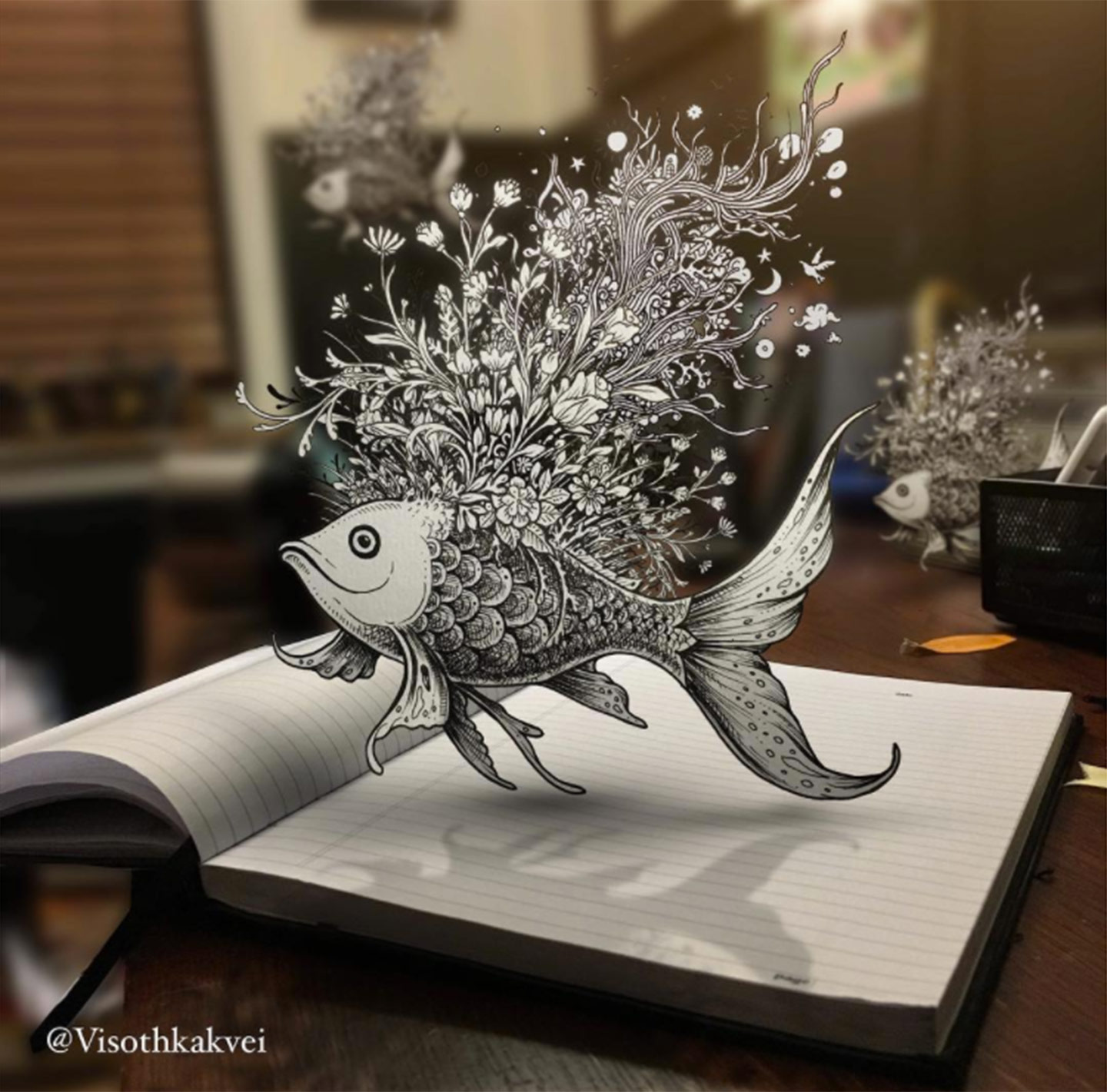 Optical Illusion Sketches