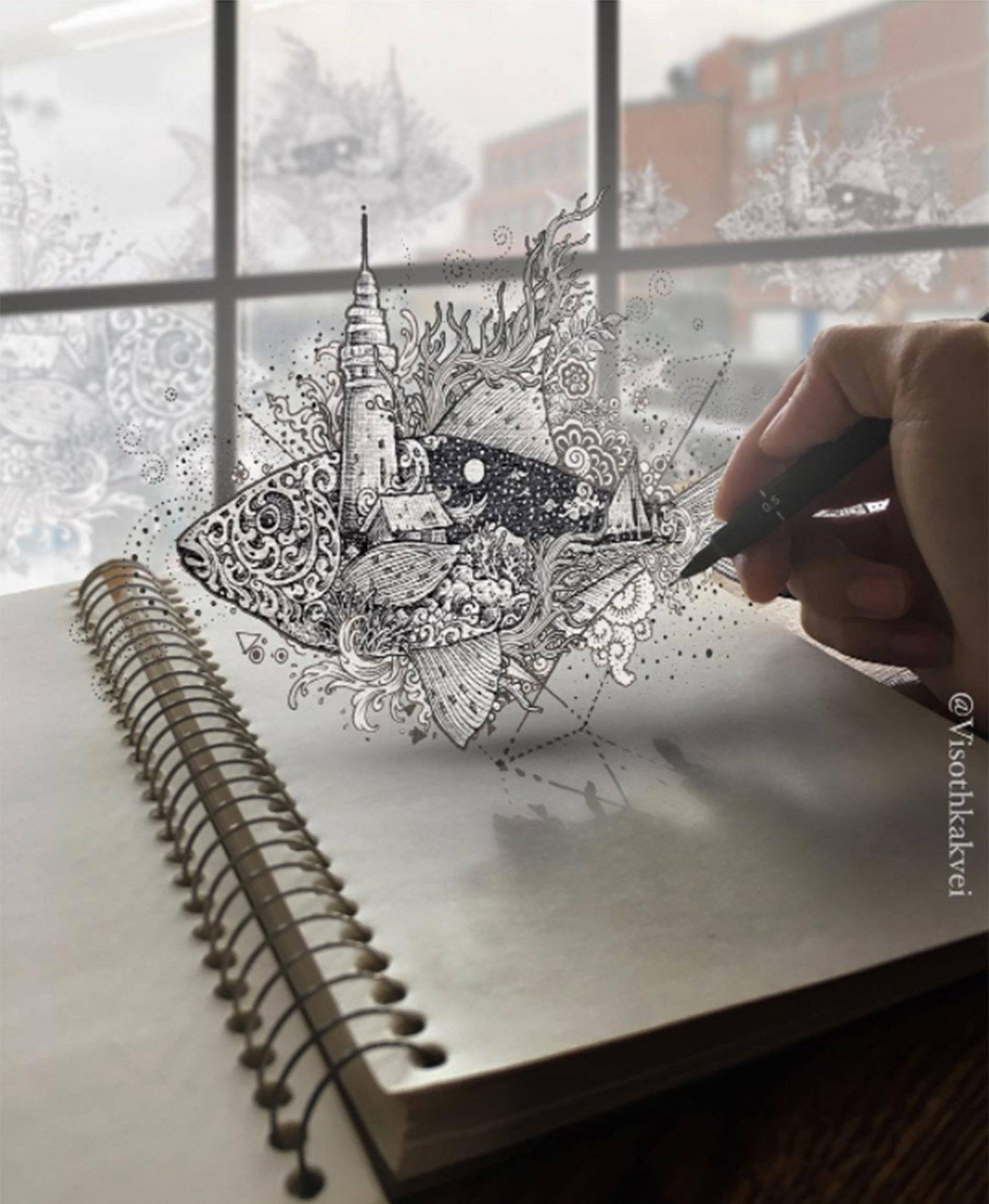 Optical Illusion Sketches