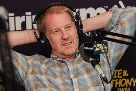 SiriusXM host Gregg Hughes attends 'The Opie & Anthony Show' at SiriusXM Studios on August 13, 2012 in New York City.