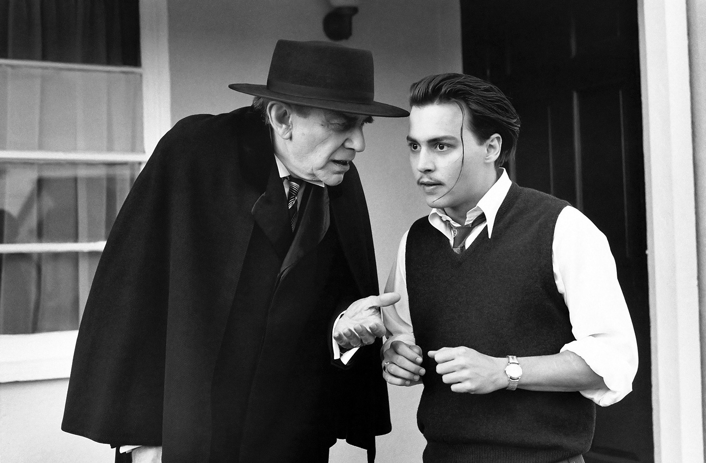 Martin Landau and Johnny Depp