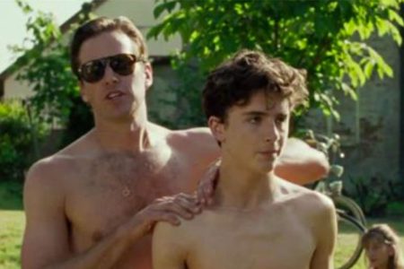 Armie Hammer and Timothée Chalamet in "Call Me By Your Name."
