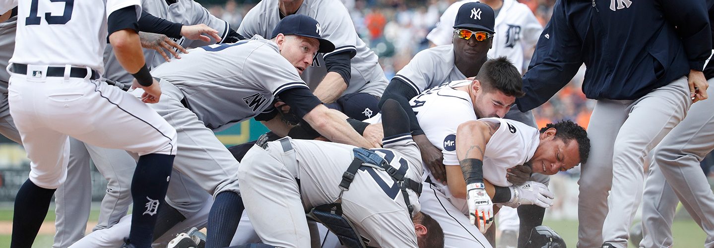 Yankees and Tigers Get Into Insane Brawl