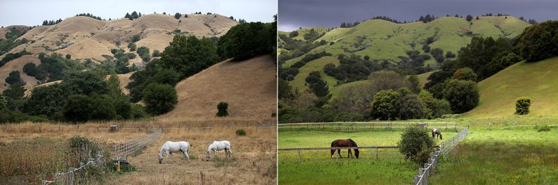 California drought before and after