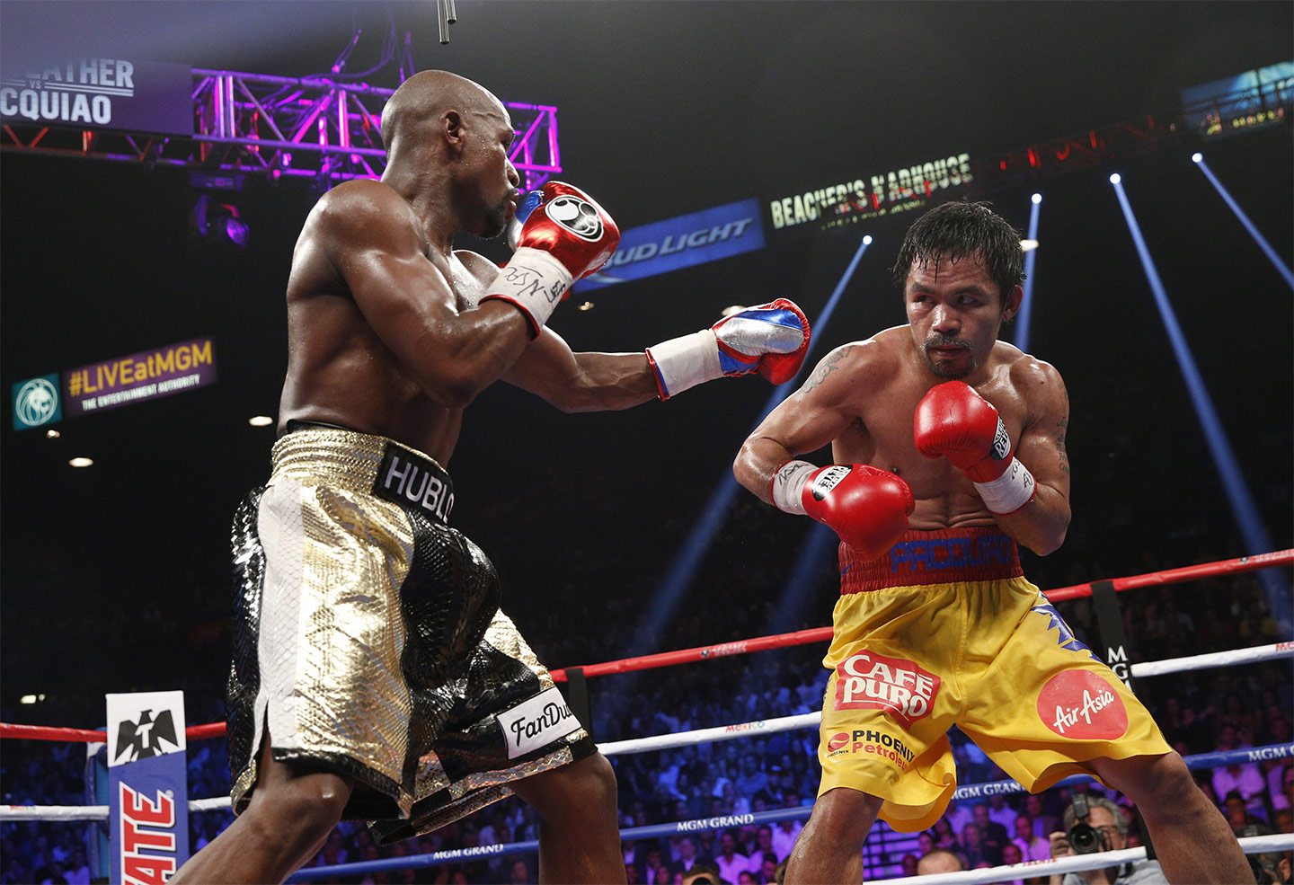Floyd Mayweather Jr. and Manny Pacquiao