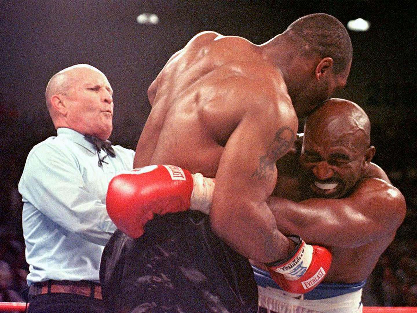 Mike Tyson and Evander Holyfield