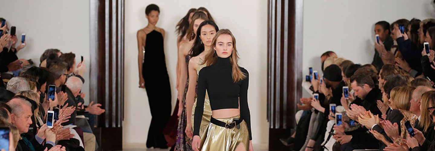 Models walk the runway wearing Ralph Lauren Fall 2016 during New York Fashion Week: The Shows at Skylight Clarkson Sq on February 18, 2016 in New York City. (Photo by JP Yim/Getty Images)