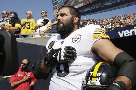 National Anthem protest in the NFL