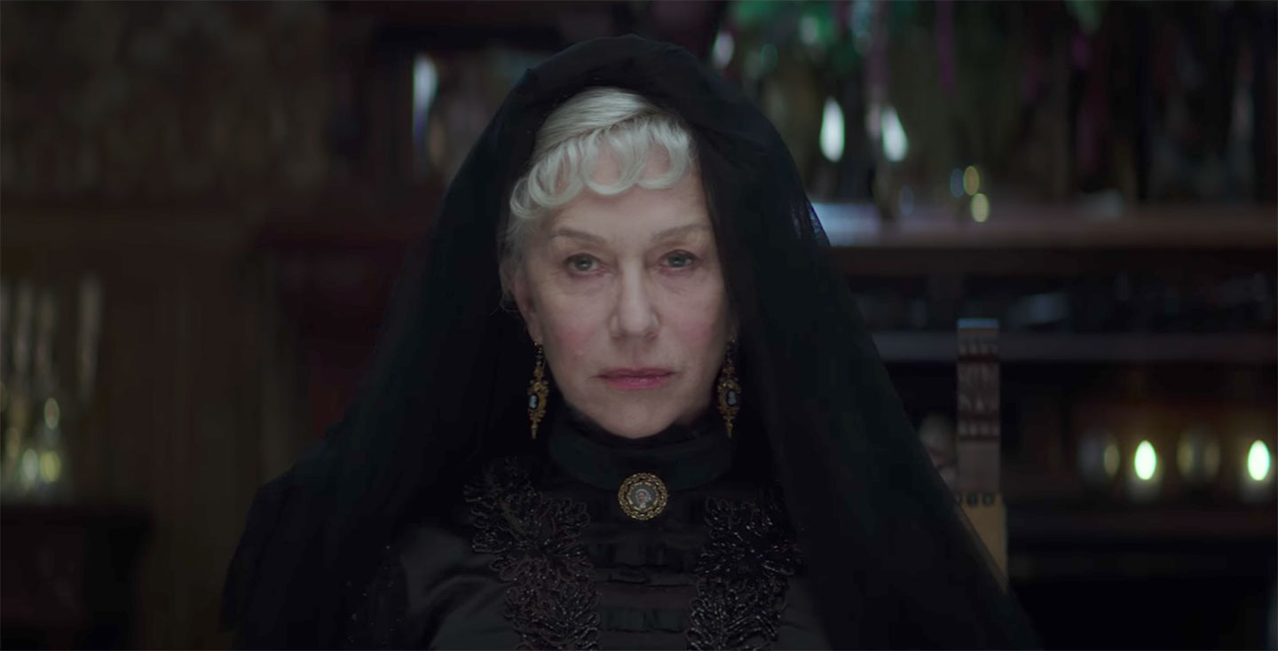 Helen Mirren as Sarah Winchester. (YouTube/Screengrab)