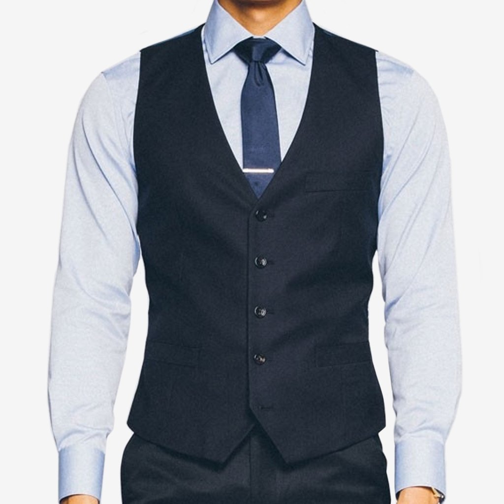 vest, tie, shirt