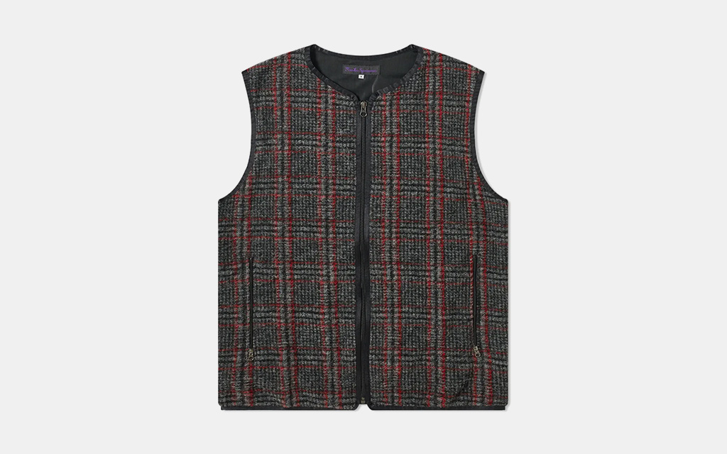 Needles Plaid Fleece Vest