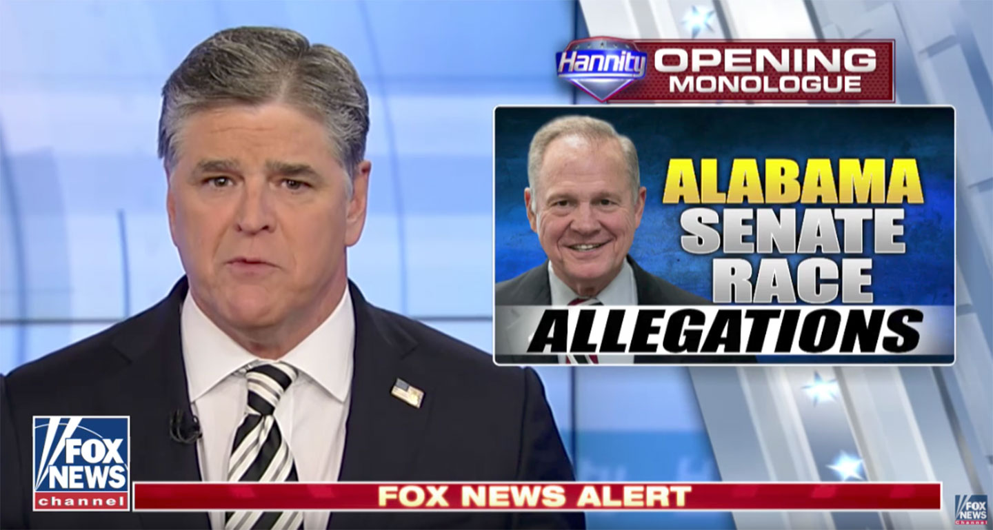 Sean Hannity on Fox News. (YouTube/Fox News)