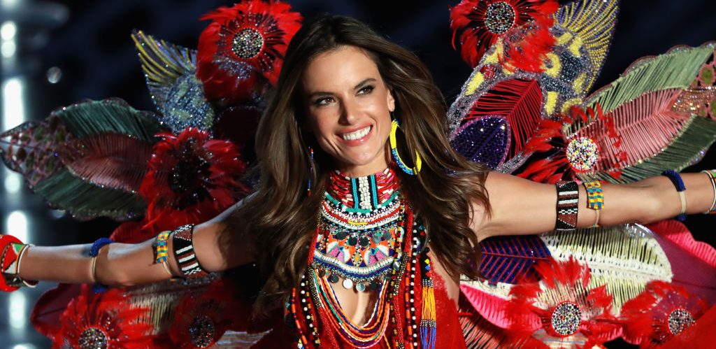 Victoria's Secret Angel Alessandra Ambrosio walks the runway for Swarovski Sparkles In the 2017 Victoria's Secret Fashion Show at Mercedes-Benz Arena on November 20, 2017 in Shanghai, China.  (Photo by Lintao Zhang/Getty Images for Swarovski)