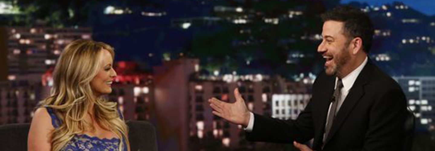 Stormy Daniels on "Jimmy Kimmel Live!" (YouTube)