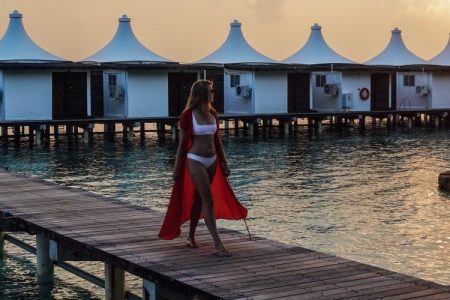 A shot of the Maldives. (Sally Sorte)