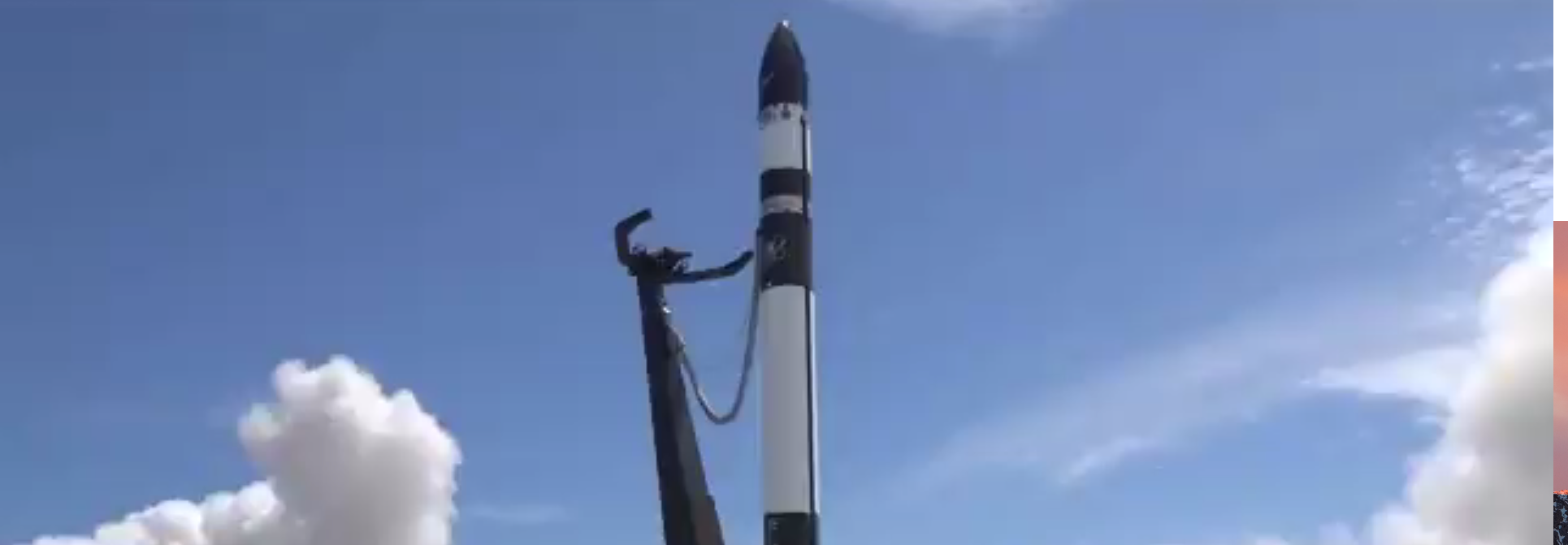 Launch of Rocket Lab's Electron rocket (Rocket Lab/Twitter)