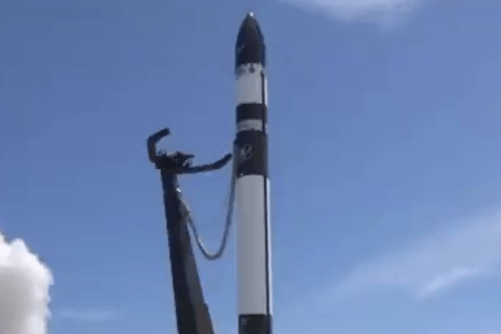 Launch of Rocket Lab's Electron rocket (Rocket Lab/Twitter)