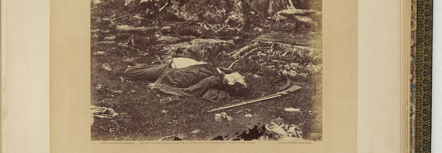"A Sharpshooter's Last Sleep." (Gardner, Alexander, 1821-1882)
