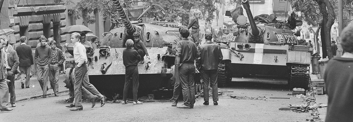 Prague, Czechoslovakia. The Prague Spring, a period of political liberalization in Czechoslovakia during the era of its domination by the Soviet Union after World War II. August 1968. (Daily Mirror/Mirrorpix/Mirrorpix via Getty Images)