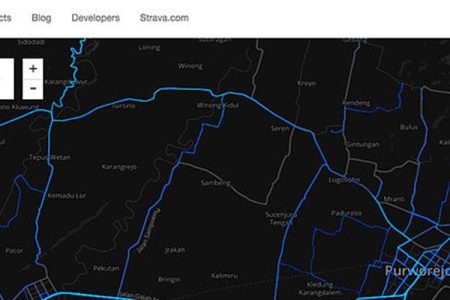strava heat map