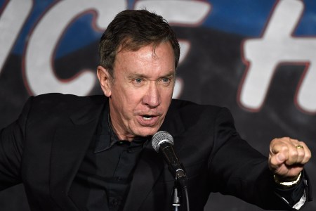 Comedian Tim Allen performs during his appearance at The Ice House Comedy Club on October 13, 2017 in Pasadena, California.  (Photo by Michael Schwartz/WireImage)